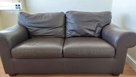 Photo of free Leather IKEA sofa chocolate brown (Keyworth NG12) #2