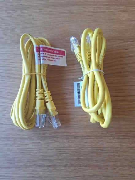 Photo of free 2 x ethernet cables (Bedhampton PO9) #1