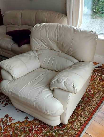 Photo of free 3 seater recliner sofa and armchair (Kilcoole. Co Wicklow) #2