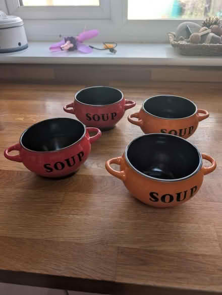 Photo of free 4 soup/noodles bowls (Bicester, OX26 6 (Garth Park)) #2
