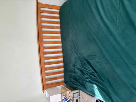 Photo of free Solid oak king size bed frame (Brompton ME7) #1