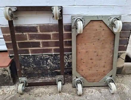 Photo of free 2 x Heavy duty wheeled dollies (Chertsey KT16) #1