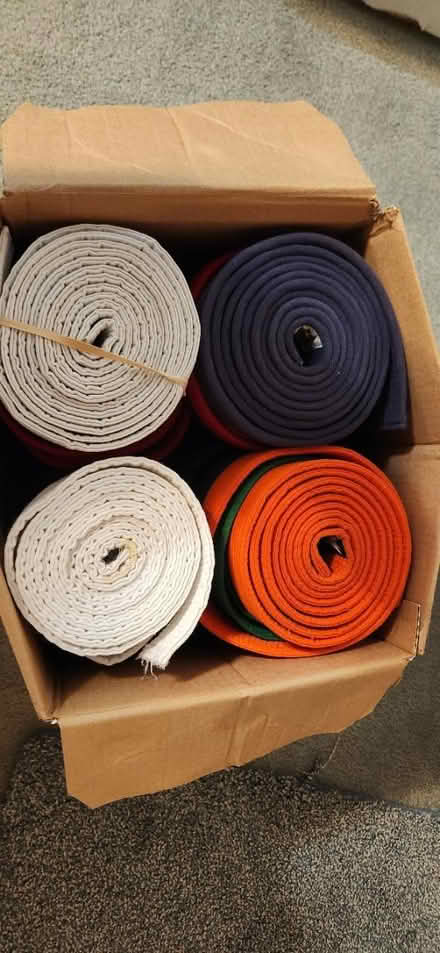 Photo of free Box of 27 karate belts (Outside Kennett Square) #1