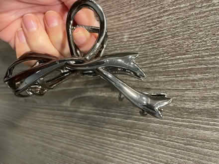 Photo of free Bow shaped metal hair clip (Kirkland) #1