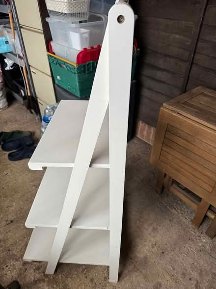 Photo of free Tall wood shelves (ME10) #2