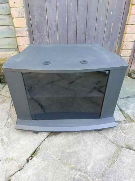 Photo of free Sturdy black TV stand (Five Ashes, TN20) #1