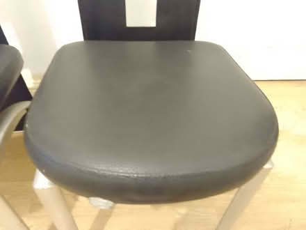 Photo of free Pair of leather look chairs (in need of some repair) (Sharrow Vale S11) #2