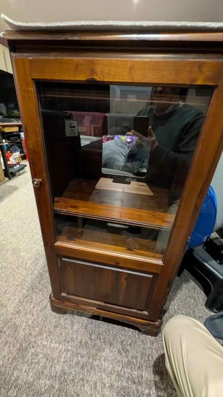Photo of free Pine Hi-fi cabinet (Nailsea BS48) #1