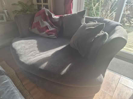 Photo of free sofa (Kinson Village Green Stocks BH10) #1