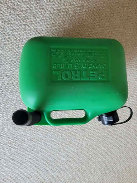 Photo of free Petrol can 5 litres (Grange-over-Sands LA11) #1