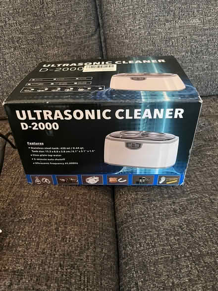 Photo of free Ultrasonic cleaner - brand new (G12 9RY - Hyndland) #1