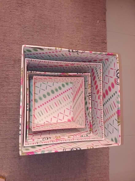 Photo of free Set of 4 Storage Boxes with Lids (Bruntsfield EH10) #3