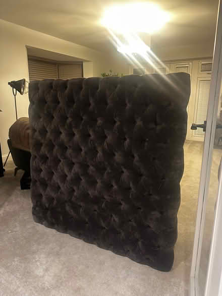 Photo of free Large ottoman stall, headboard (Woburn) #2