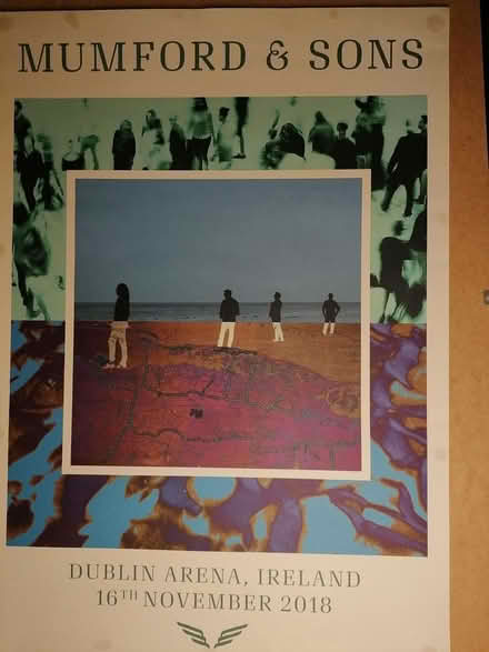 Photo of free Mumford & Sons 2018 poster (Dublin 1) #1