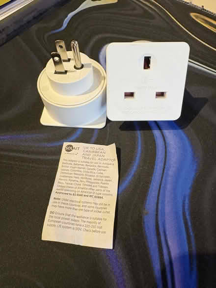 Photo of free 2 Travel adaptors UK to USA etc (Jacksons Lane, Billericay) #1