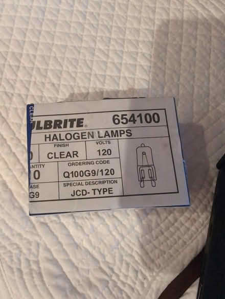 Photo of free G9 100W Halogen Lamps (Zephyr Cove Shopping Center) #1