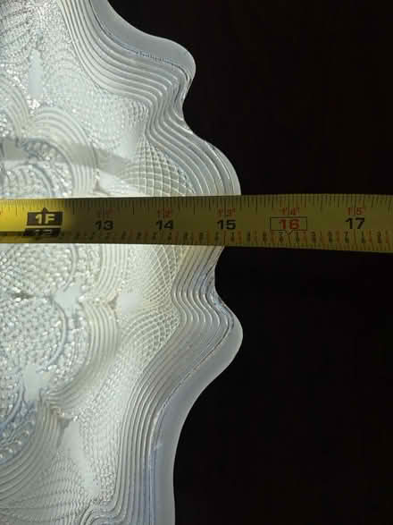 Photo of free Scalloped Glass Centerpiece bowl (Belmont, MA) #3