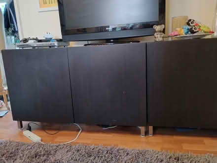 Photo of free IKEA dark brown cupboards (Irby CH61) #1