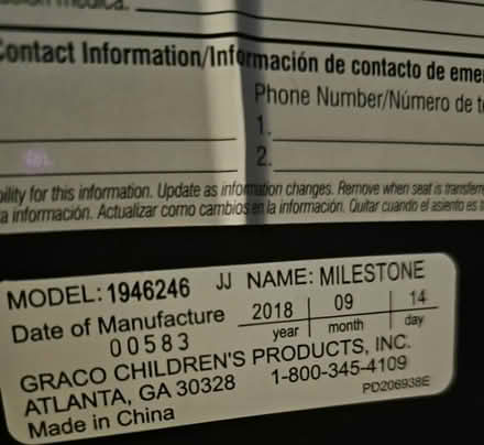 Photo of free Graco Car Seats (2) (Ashburn) #2