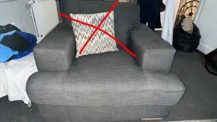 Photo of free Grey sofa set - good condition (SE16) #2