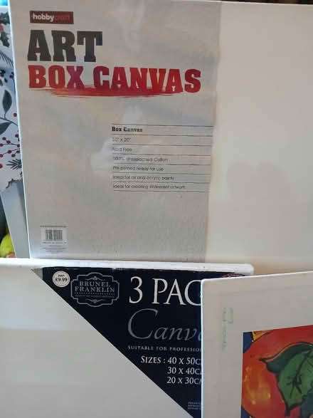 Photo of free Artist Canvas x 3 (Woodseats S8) #2