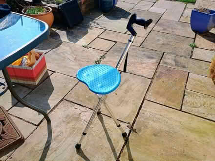Photo of free Folding stool (Monkstown, County Dublin) #2