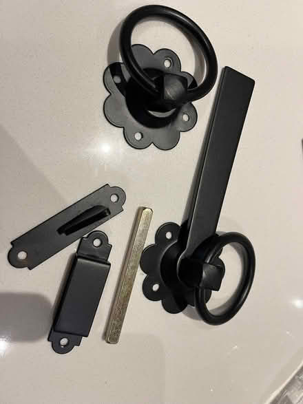 Photo of free Ring Gate Latch 152mm Black (Radlett WD7) #1