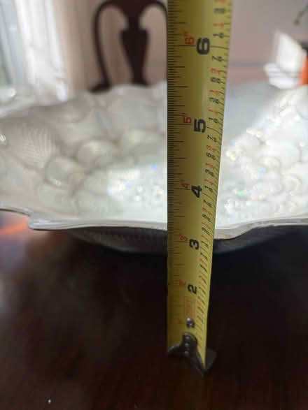 Photo of free Scalloped Glass Centerpiece bowl (Belmont, MA) #4