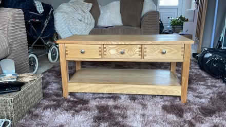 Photo of free Solid oak tv cabinet/ coffee table (Kings Norton B38) #1