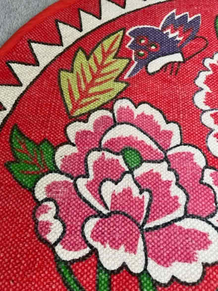 Photo of free Colourful bedside circle rug (Henley-on-Thames RG9) #3