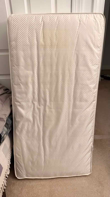 Photo of free Organic used toddler mattress (Clarendon metro,Arlington, VA) #1