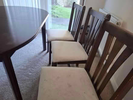 Photo of free Dining table and 4 chairs (Shinfield RG6) #2