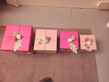 Photo of free Set of 4 Storage Boxes with Lids (Bruntsfield EH10) #2