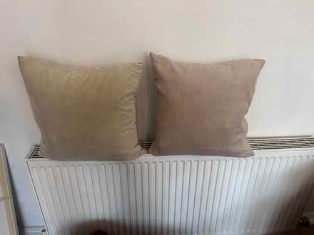 Photo of free Cotton velvet/linen cushions (G12 9RY - Hyndland) #1