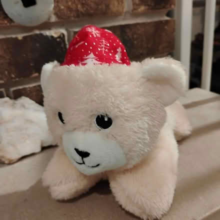 Photo of free Christmas Themed Stuffed Dog (Darien) #2