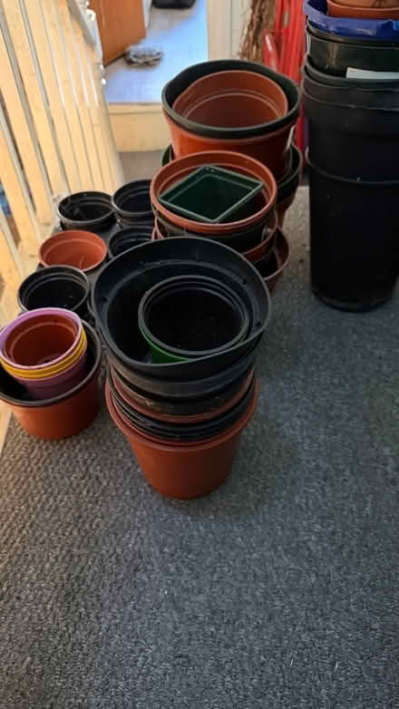 Photo of free A collection of assorted flower pots (Southsea PO5) #1