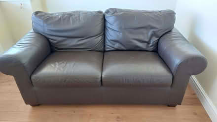 Photo of free Leather IKEA sofa chocolate brown (Keyworth NG12) #1