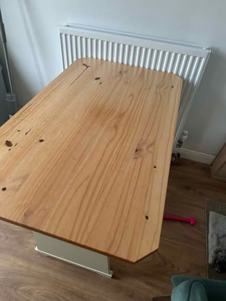 Photo of free Solid pine table and stool (Market harborough LE16) #3