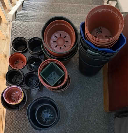 Photo of free A collection of assorted flower pots (Southsea PO5) #2
