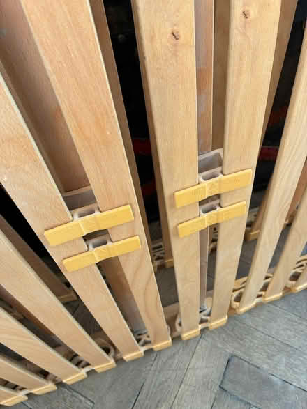 Photo of free 2x single slatted bed bases (Chiswick London W4) #3