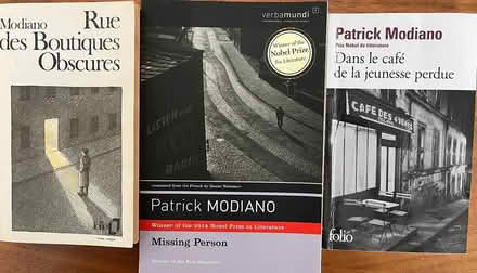 Photo of free French 2014 nobel prize novel (Upper West side on 83rd) #1