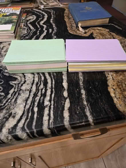 Photo of free Index cards (Ottsville) #2