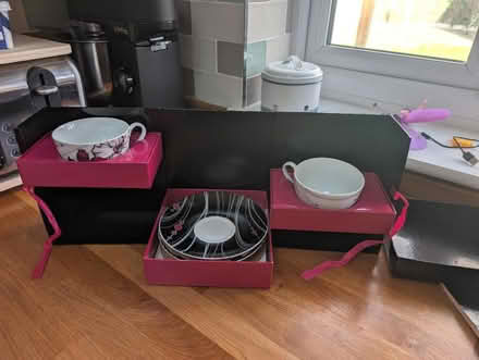 Photo of free Tea cup and saucer set (Bicester, OX26 6 (Garth Park)) #2