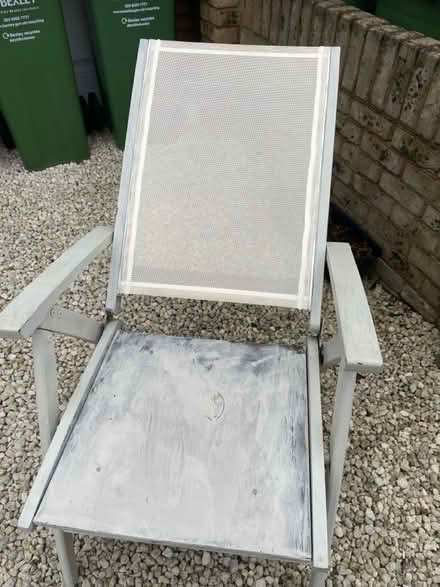 Photo of free 2 x wooden reclining garden chairs (Welling DA16) #4