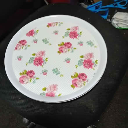 Photo of free Floral pattern tea trays x 4 (Denton M34) #2