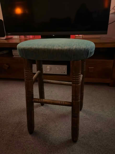 Photo of free Solid bar stool (First Avenue. Hove.) #1