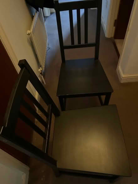 Photo of free 2X Black Chairs (Kelvinside G12) #1