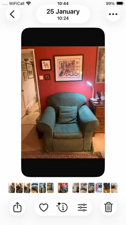 Photo of free Green armchair (Bisley GL6) #1