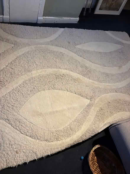 Photo of free Cream wool rug (Gedling NG4) #2
