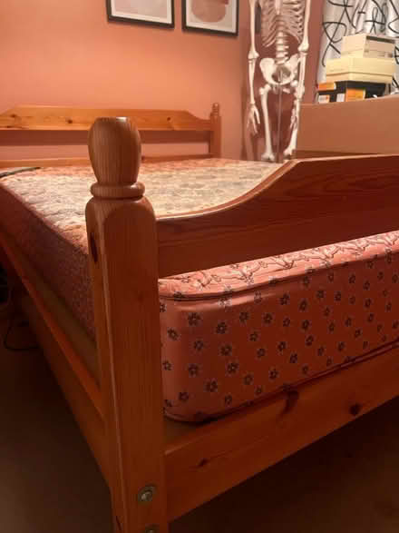 Photo of free Pine double bed (Stanway, CO3) #3